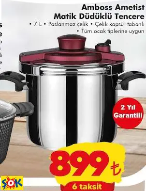 AMBOSS AMETİST MATİK DÜDÜKLÜ TENCERE AMBOSS AMETİST MATİK DÜDÜKLÜ TENCERE